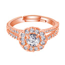 Etnico Silver-Plated Adjustable Ring (Women)- FL175RG