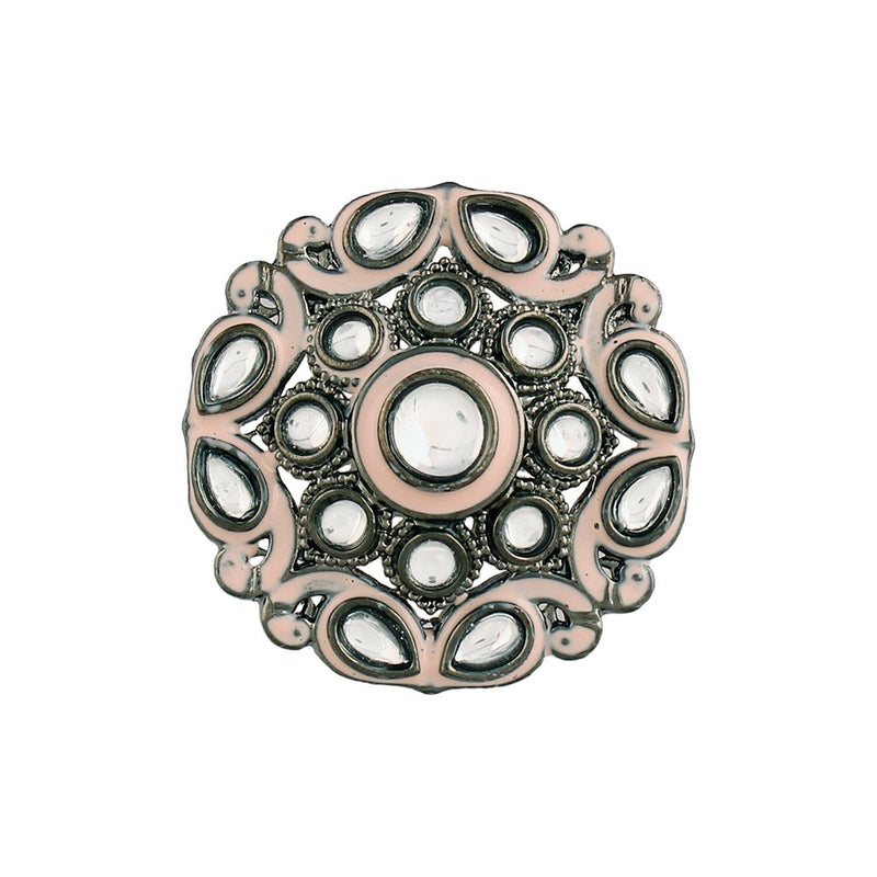 Etnico Silver-Plated Adjustable Ring (Women)