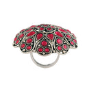 Etnico Silver-Plating Brass Adjustable Ring (Women)