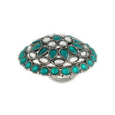 Etnico Silver-Plated Brass Adjustable Ring (Women)