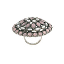 Etnico Silver-Plated Brass Adjustable Ring (Women)