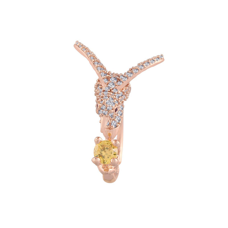 Etnico Rose Gold-Plated Adjustable Ring (Women)