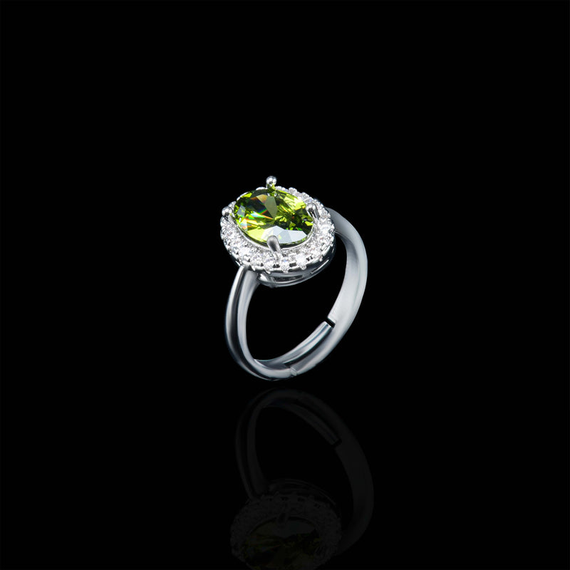 Nipura Forrest Zircon Halo Ring