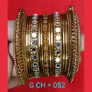 Shree Asha Bangles Gold Plated Pack Of 12 Bangles Set - G CH = 052