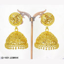 Mahavir Gold Plated Jhumki Earrings