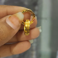 Gautam Jewellery Gold Plated Pack Of 50 Bali Hoop Earrings -GJEAR06