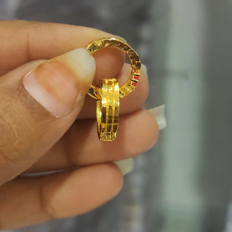 Gautam Jewellery Gold Plated Pack Of 50 Bali Hoop Earrings -GJEAR06
