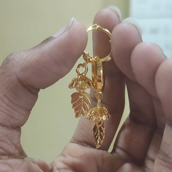 Gautam Jewellery Gold Plated Pack Of 50 Bali Hoop Earrings -GJEAR16