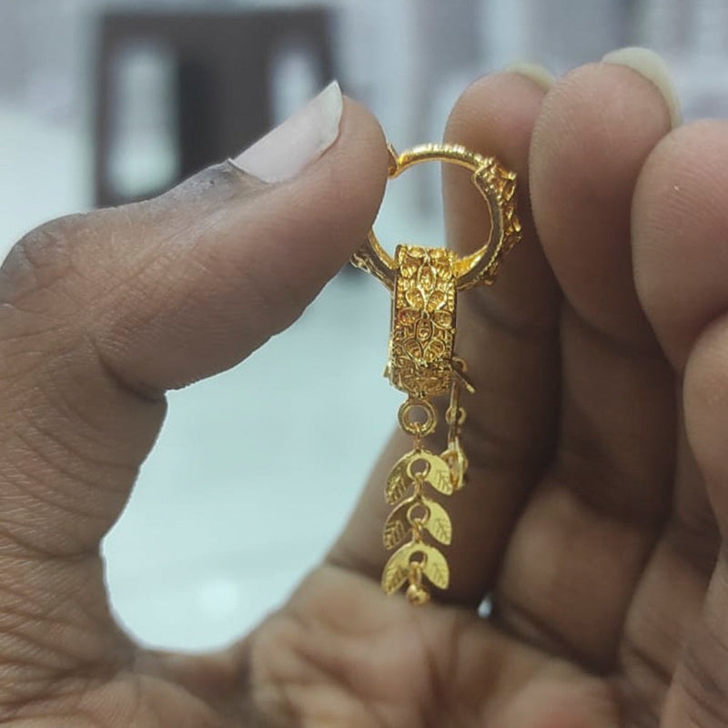 Gautam Jewellery Gold Plated Pack Of 50 Bali Hoop Earrings -GJEAR18