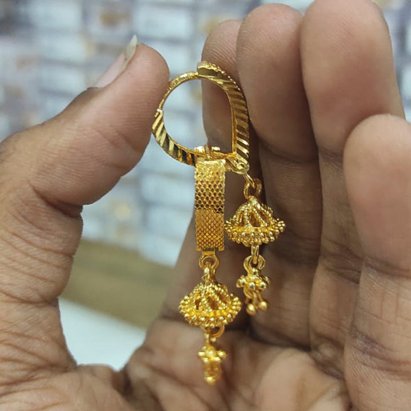 Gautam Jewellery Gold Plated Pack Of 50 Bali Hoop Earrings -GJEAR20