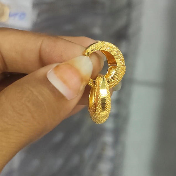 Gautam Jewellery Gold Plated Pack Of 50 Bali Hoop Earrings -GJEAR23