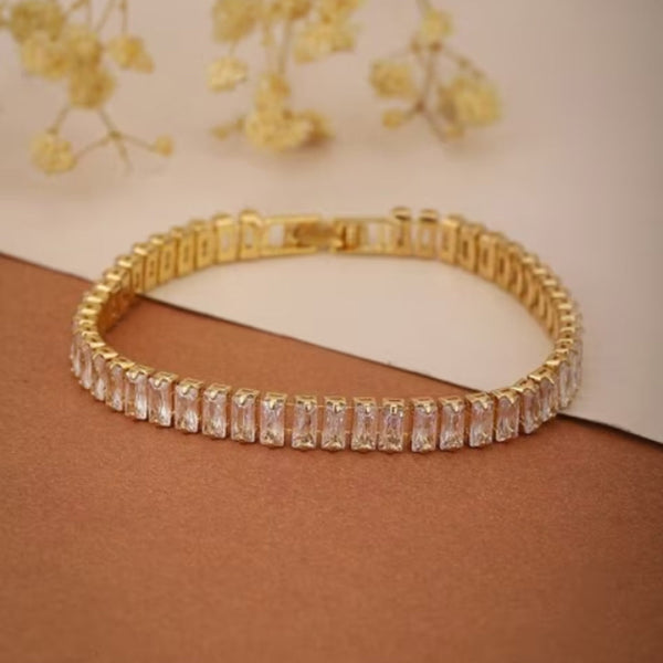 Salty Glimmer Diamond Tennis Bracelet