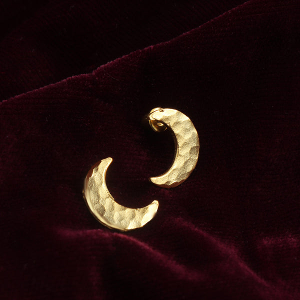 Nipura Golden Crescent Glow Earrings