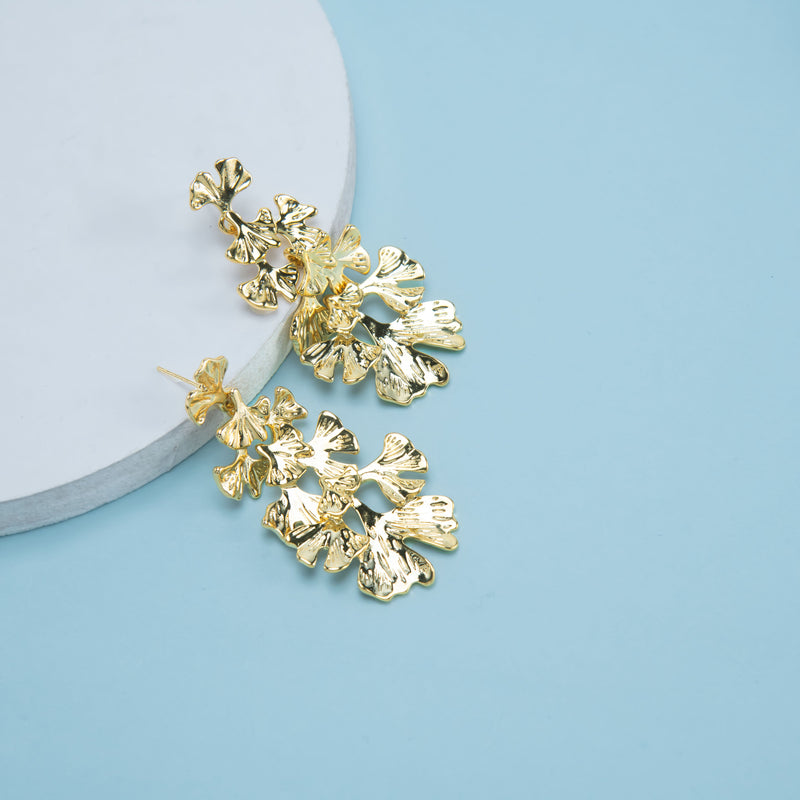 Nipura Golden Glowing Flora Earrings