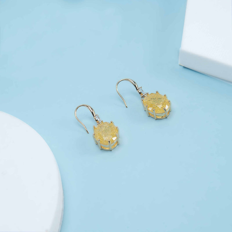 Nipura Golden Sunglow Drop Earrings