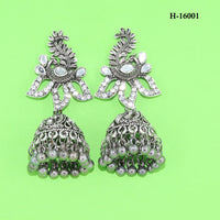 Corbeda Fashion Oxidised plated Jhumki Earrings
