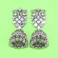 Corbeda Fashion Oxidised plated Jhumki Earrings
