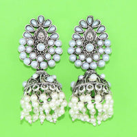 Corbeda Fashion Oxidised plated Jhumki Earrings