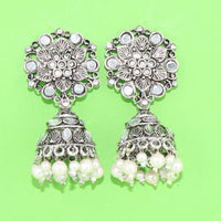 Corbeda Fashion Oxidised plated Jhumki Earrings