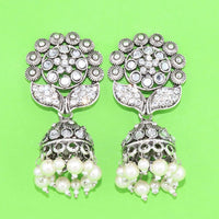 Corbeda Fashion Oxidised plated Jhumki Earrings