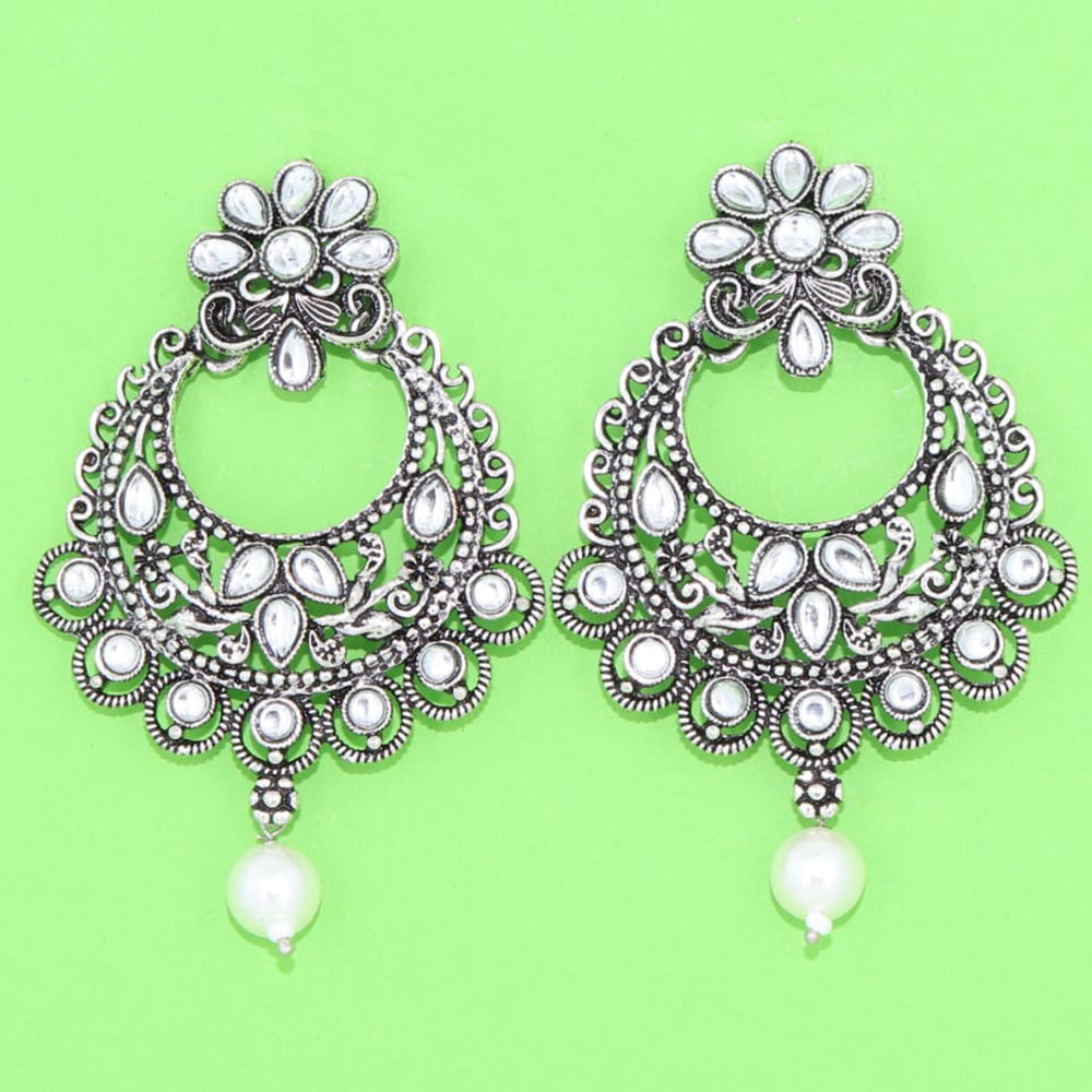 Corbeda Fashion Oxidised plated Dangler Earrings
