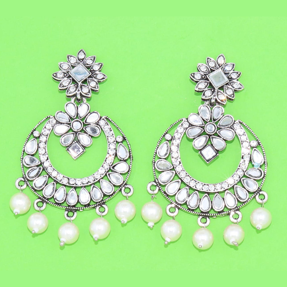 Corbeda Fashion Oxidised plated Dangler Earrings