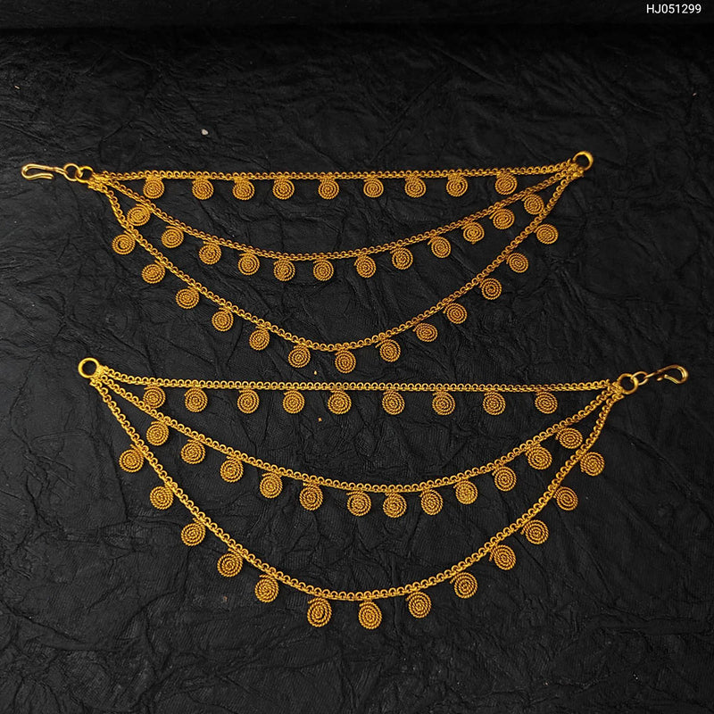 Heera Jewellers Gold Plated Kan Chain