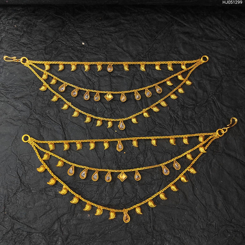 Heera Jewellers Gold Plated Kan Chain