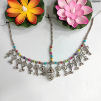 Heera Jewellers Oxidised Silver Plated  Maang Tikka - HJACC151