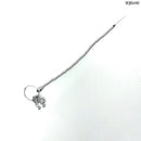 Heera Jewellers Oxidised Silver Plated Nose Ring - HJACC168