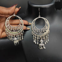 Heera Jewellers Oxidized Plated Dangler Earrings  - HJEar83