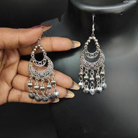 Heera Jewellers Oxidized Plated Dangler Earrings  - HJEar88