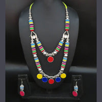 Heera Jewellers Navratri Special Multi Color Stylish Necklace Set