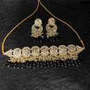 Heera Jewellers Gold Plated Mirror  & Beads Necklace Set