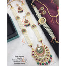 H K Fashion Gold Plated Designer Kundan Combo Set -HKFCOMBO02