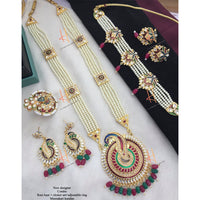 H K Fashion Gold Plated Designer Kundan Combo Set -HKFCOMBO11