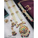 H K Fashion Gold Plated Designer Kundan Combo Set -HKFCOMBO15