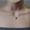 Mahavir Silver Plated Magnetic Heart Pendant Chain