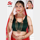 India Art Gold Plated Stone And Kundan Bridal Jewellery Set for Women - IABRIDAL07