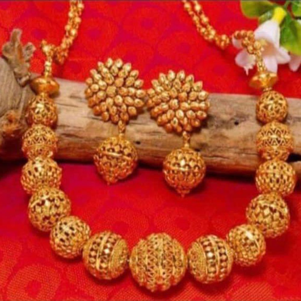 India Art Gold Plated Necklace Set