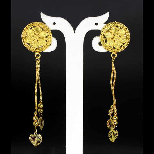 Mahavir Gold Plated Dangler Earrings - JBS E RING 10