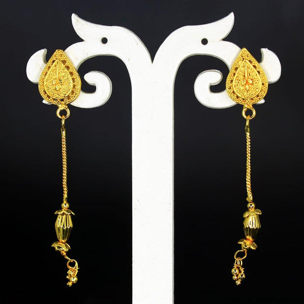 Mahavir Gold Plated Dangler Earrings - JBS E RING 8