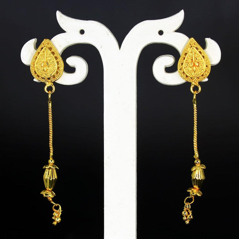 14k Yellow White Rose Gold Round Balls Dangle Earrings Long Hanging Chains  Polished Tri Color 65 mm - Walmart.com