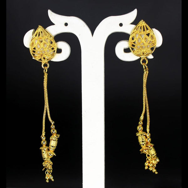 Mahavir Gold Plated Dangler Earrings - JBS E RING 9