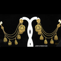 Mahavir Forming Gold Plated Jhumki Earrings  - JGIR E RING 1539