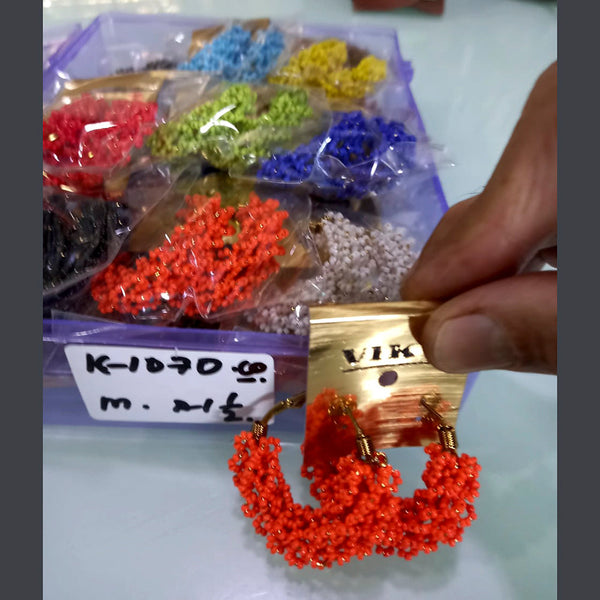 Viky Multi Color Hoop Earrings