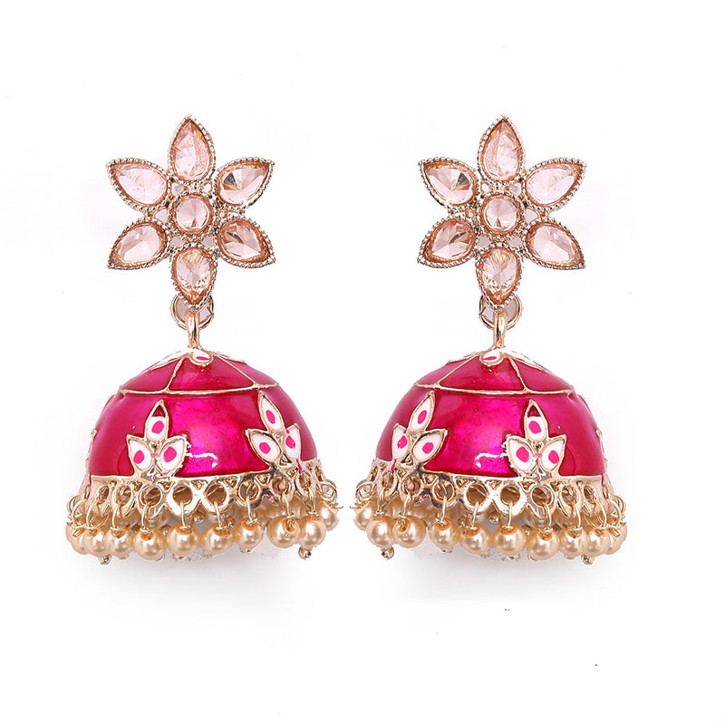 Shagun Jhumka Earrings - Pista Green – The Shopping Tree