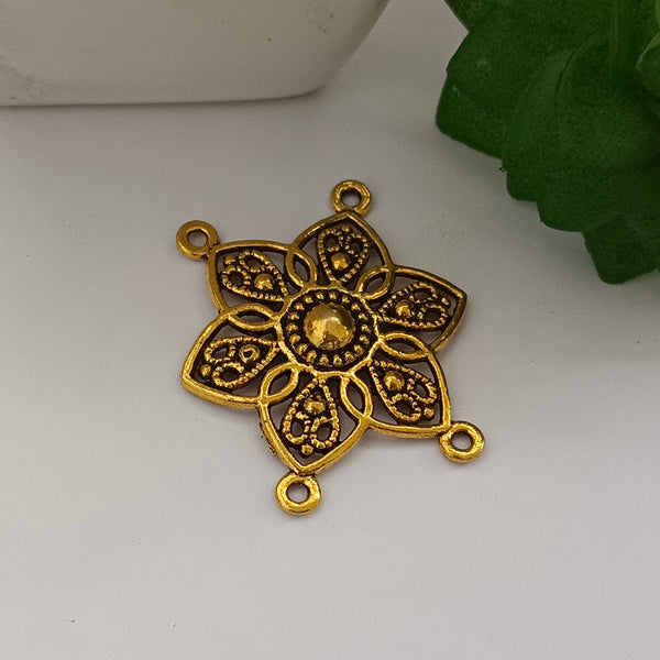 Kriaa Gold Oxidised Charms Pendants DIY for Necklace Bracelet Jewelry Making and Crafting 1 Kg Pack