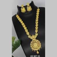 Mahavir Forming Gold Necklace Set  - KE SET 22