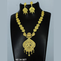 Mahavir Forming Gold Necklace Set  - KE SET 34